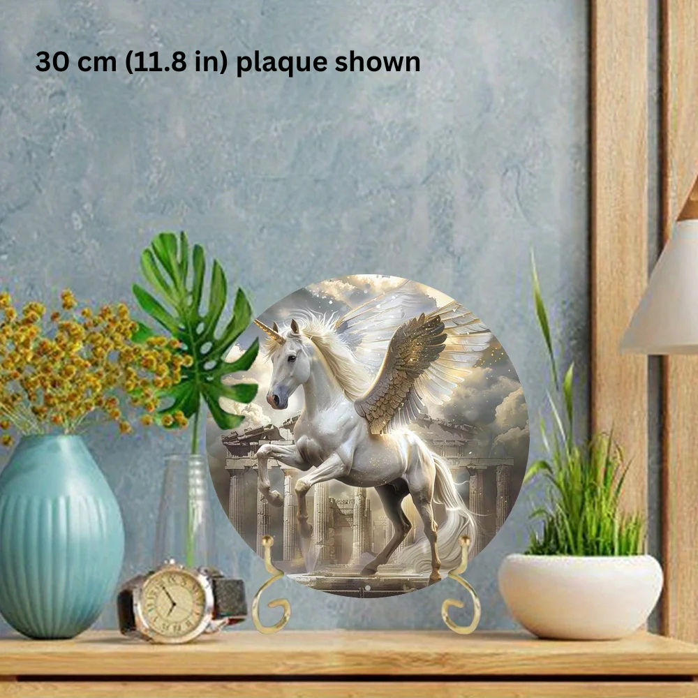 The Dawnborne Charger 2D Decorative Aluminum Plaque