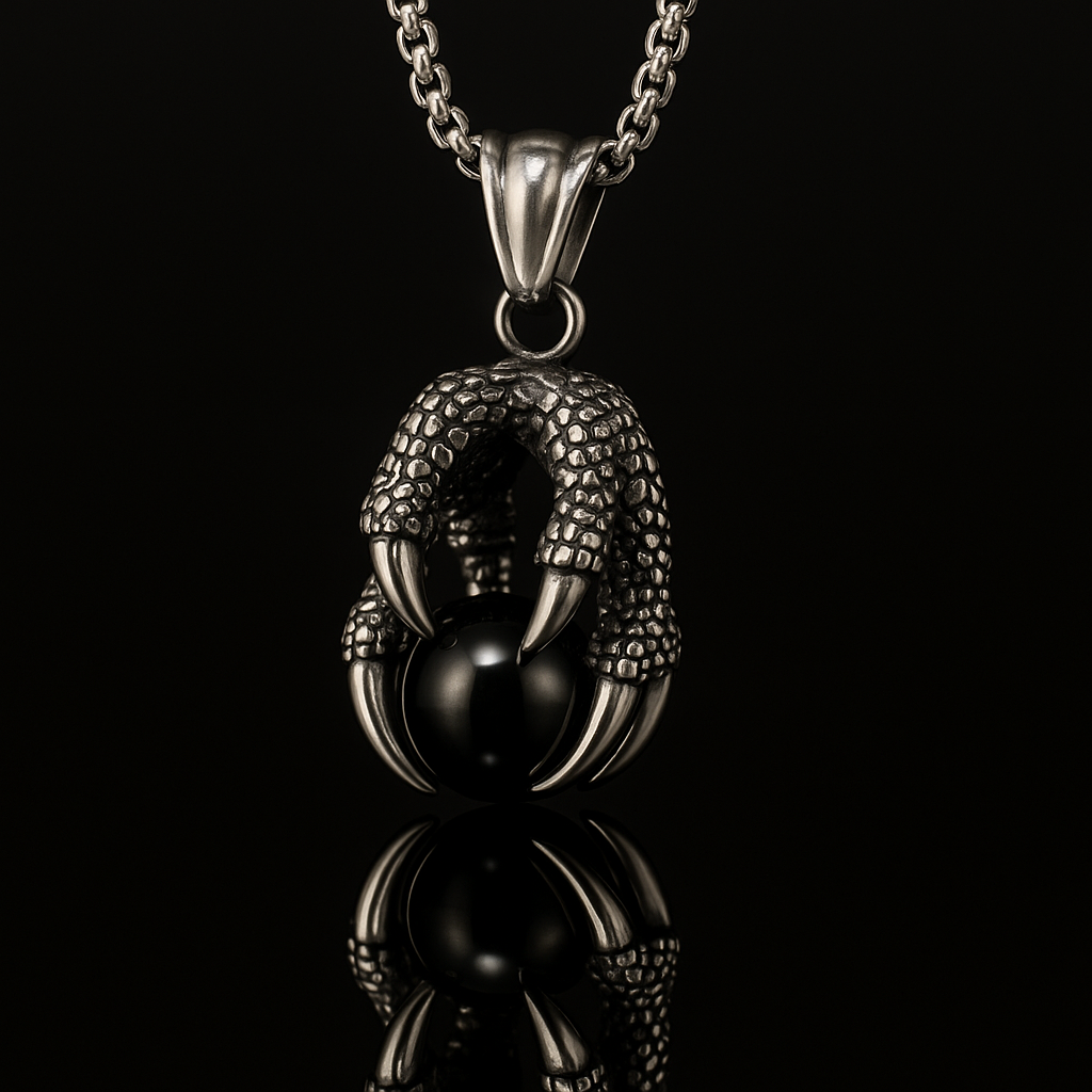 Voidclutch Amulet Stainless Steel Dragon Claw Unisex Necklace