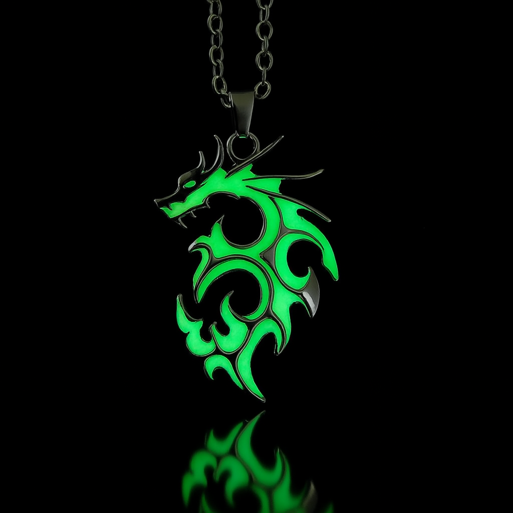 Drakebrand --- Nightglyphs Luminescent Necklace