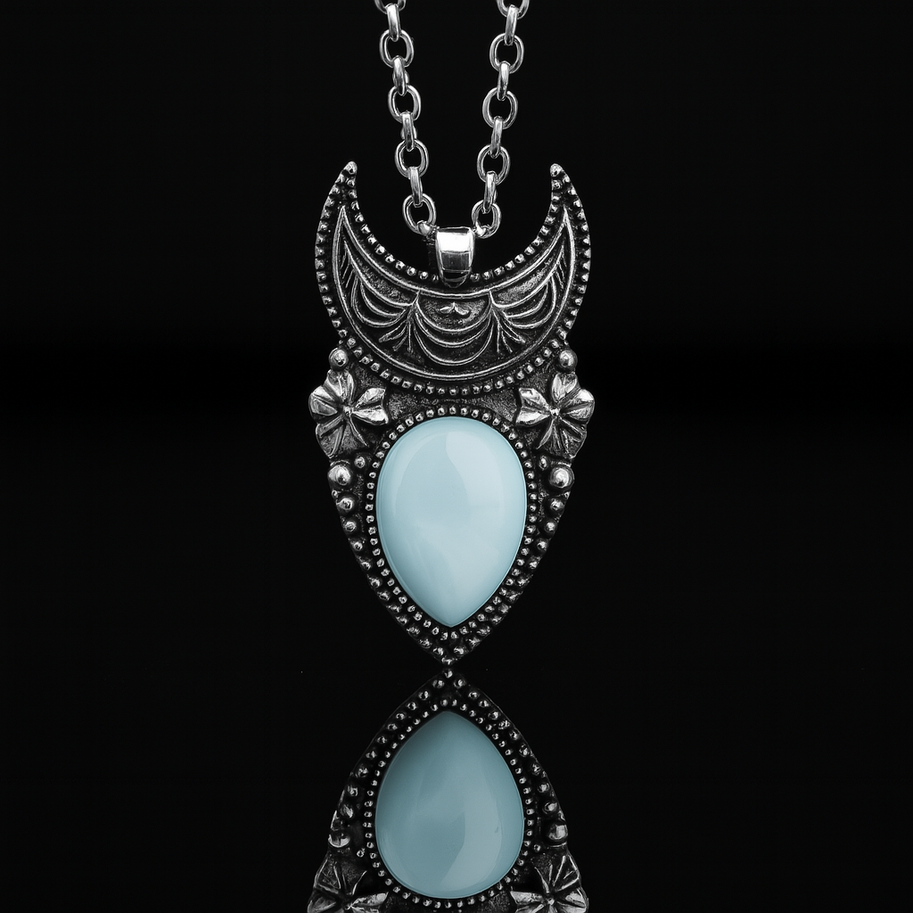 Luna's Whisper Moonstone Pendant for Women