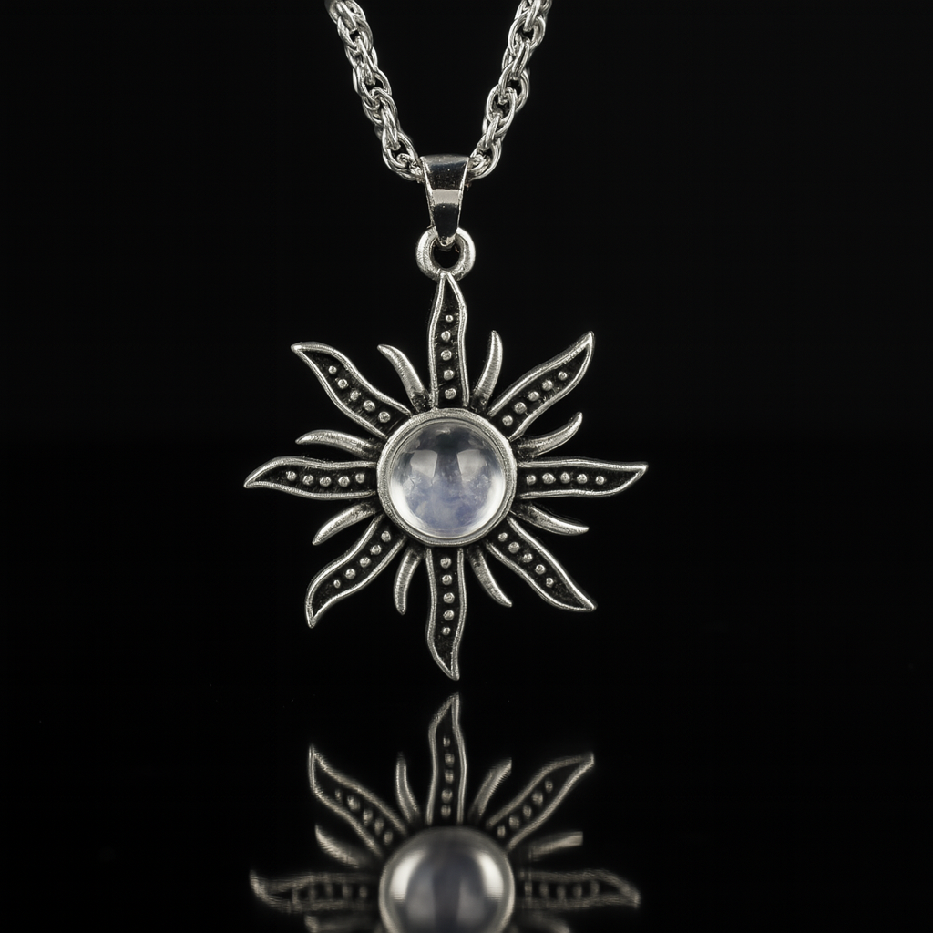 Luna's Whisper Moonstone Pendant for Women