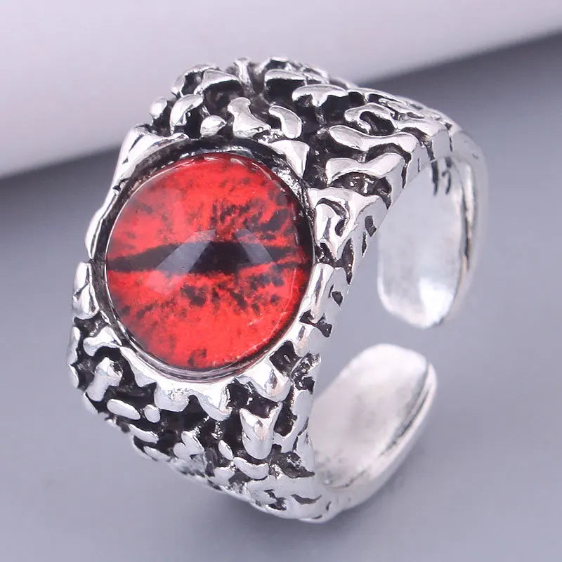 Eye of Varnok Unisex Dragon Claw Eye Ring