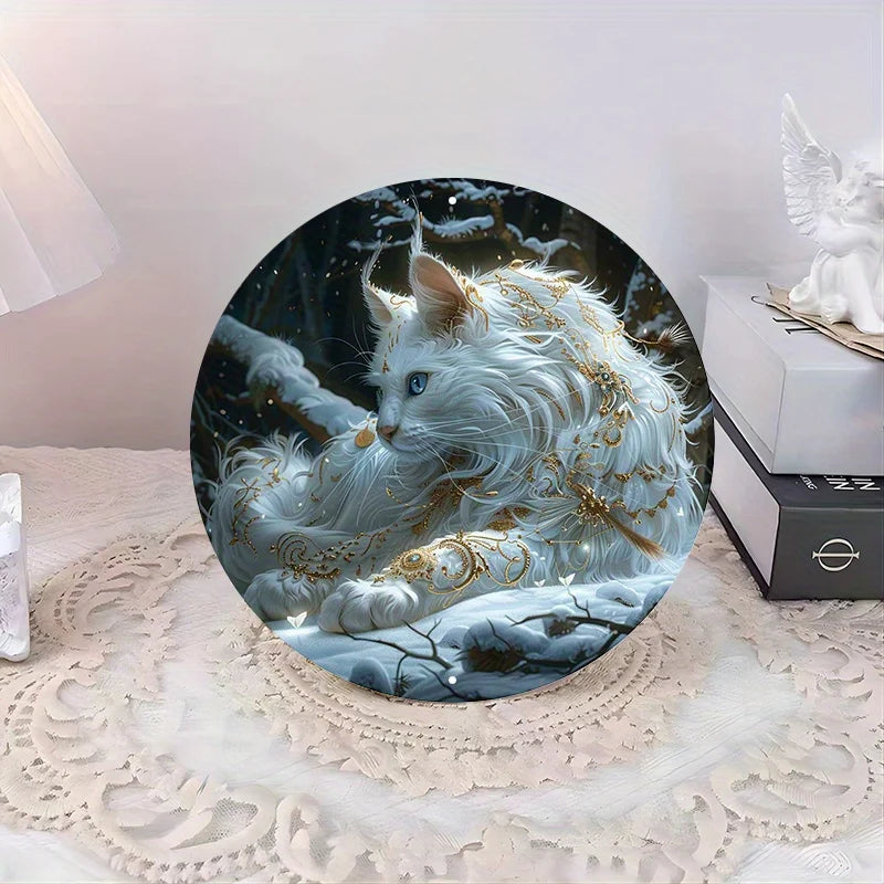 Snowlace Sovereign 2D Decorative Aluminum Plaque