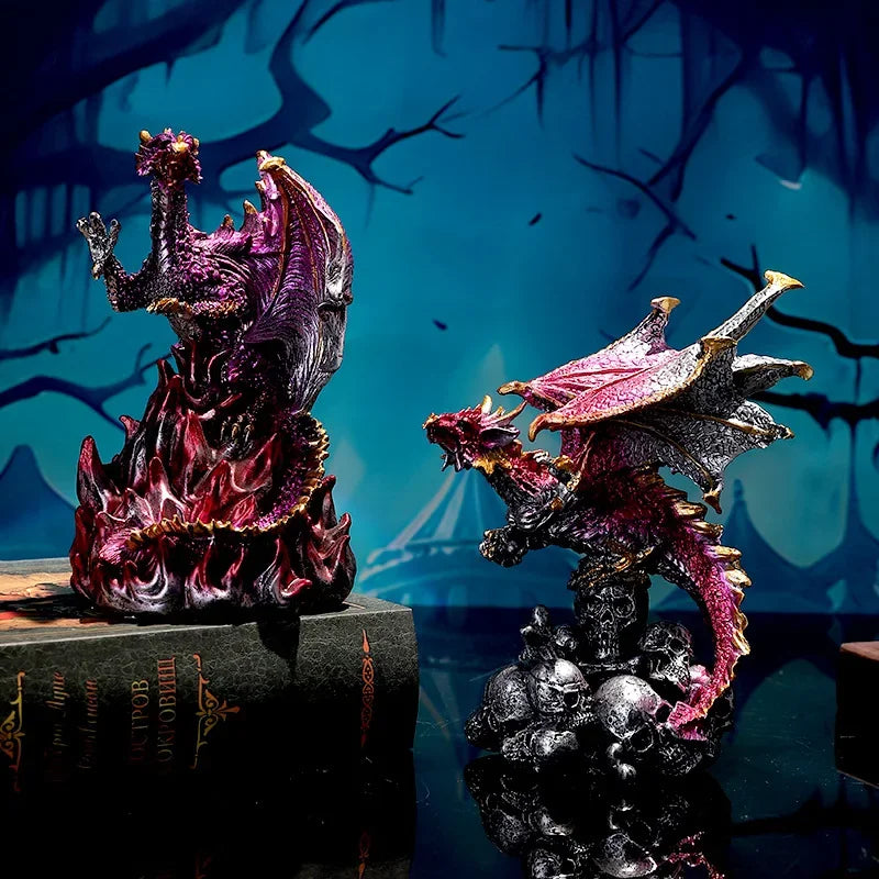 Maldragor Skull Dragon Figurine Statue