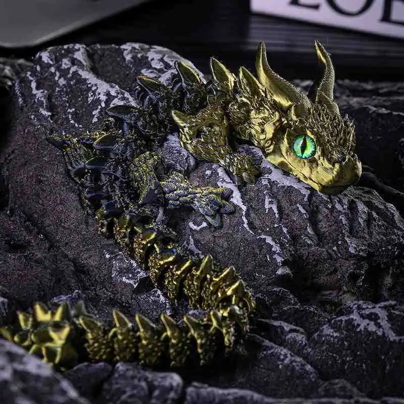 Akatsuki Multi-joint Wingless Dragon Figurine