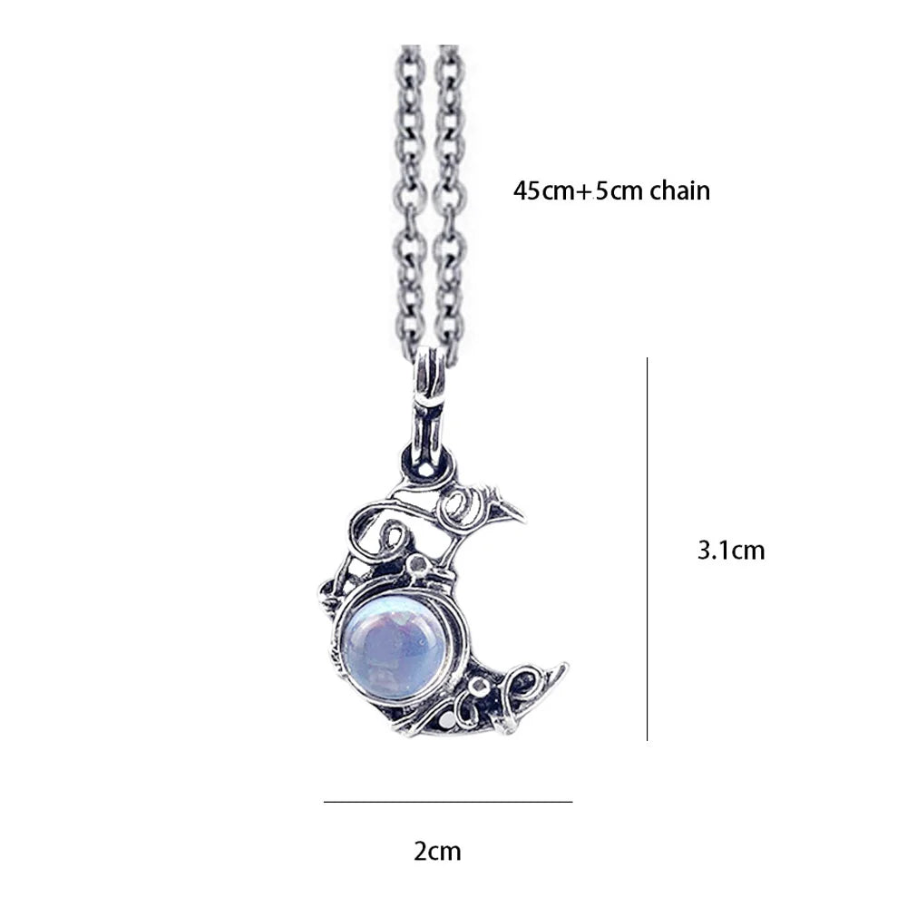 Luna's Whisper Moonstone Pendant for Women