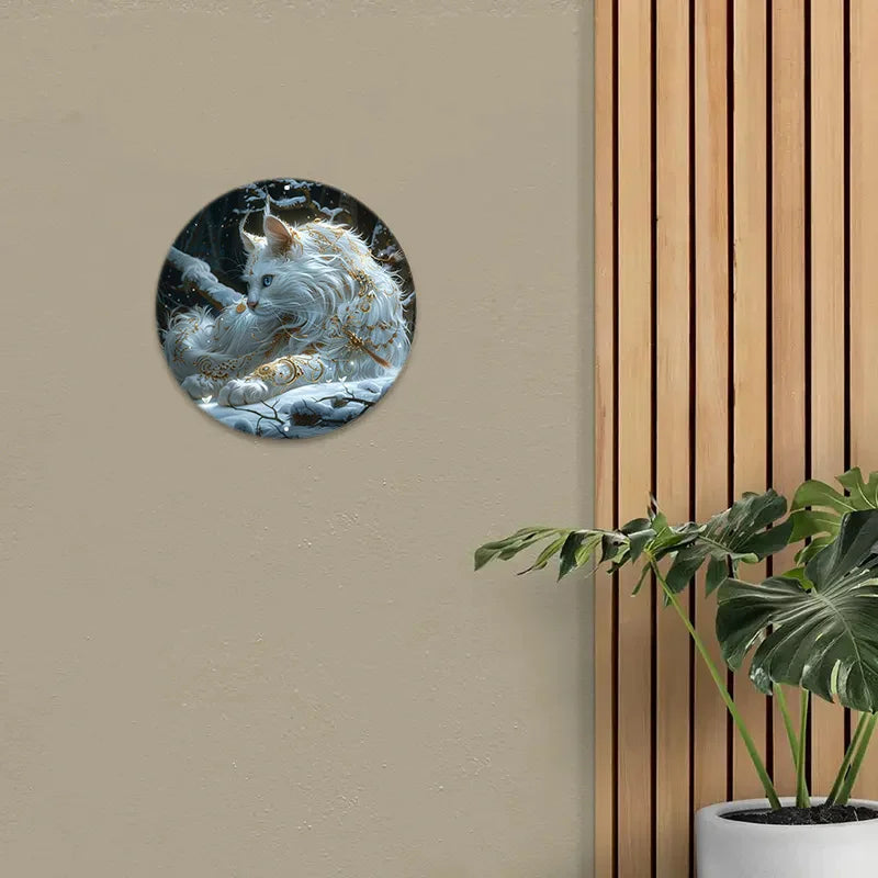 Snowlace Sovereign 2D Decorative Aluminum Plaque