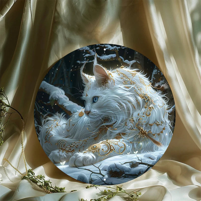 Snowlace Sovereign 2D Decorative Aluminum Plaque