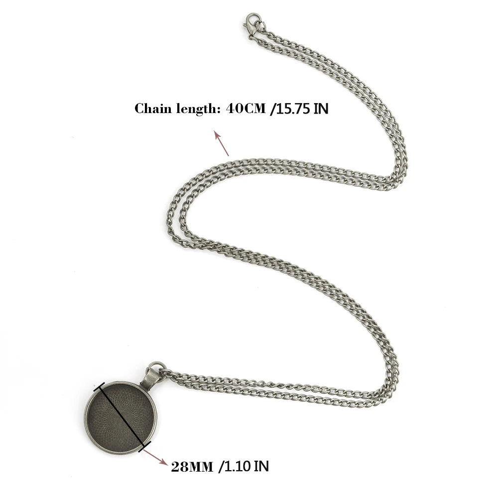 Verdantflare Medallion Unisex Dragon Pendant Necklace