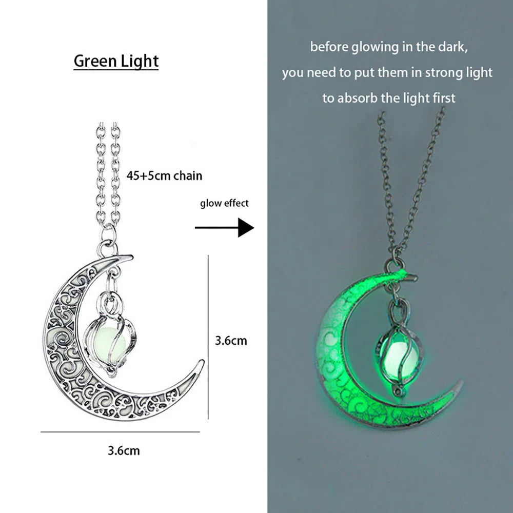 Shadowlune --- Nightglyphs Luminescent Necklace