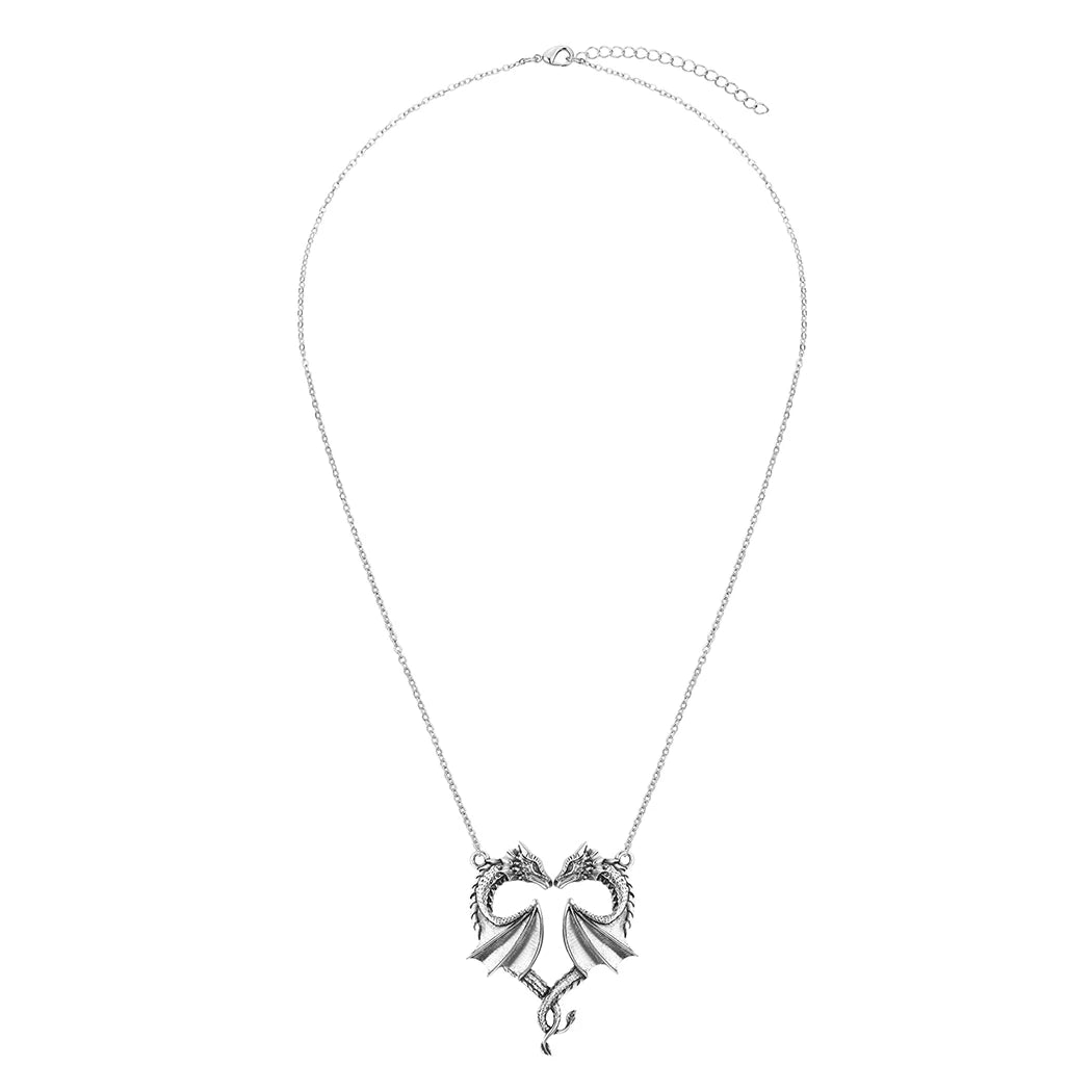 Twilight Vow Stainless Steel Women's Dragon Necklace
