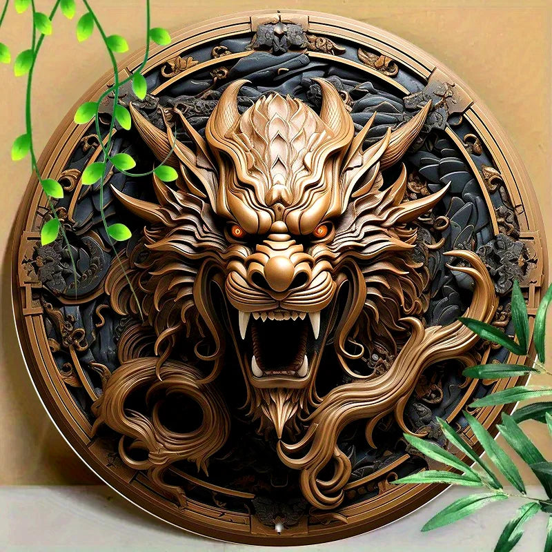 Dravok the Stormmane 2D Decorative Aluminum Plaque