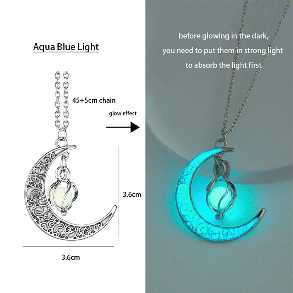 Shadowlune --- Nightglyphs Luminescent Necklace