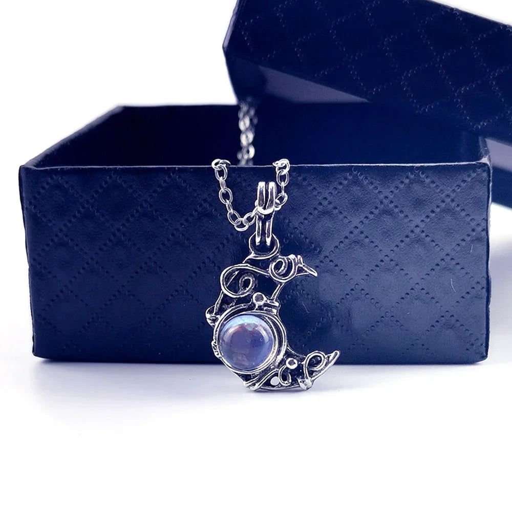 Luna's Whisper Moonstone Pendant for Women