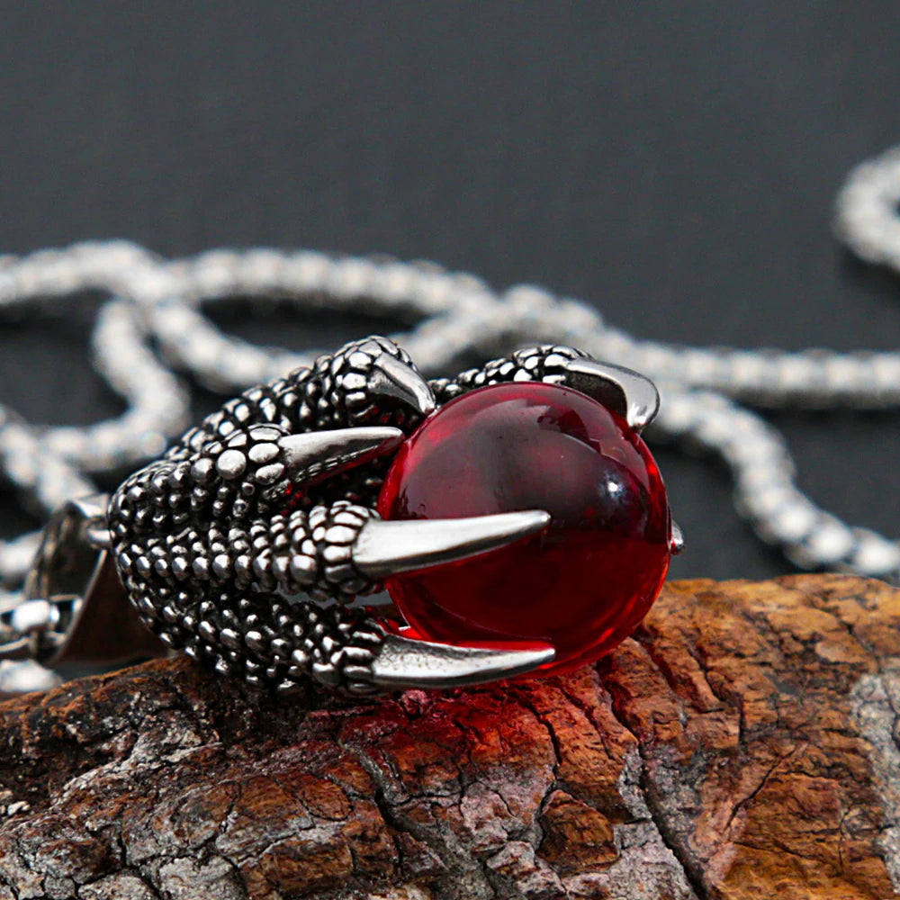 Voidclutch Amulet Stainless Steel Dragon Claw Unisex Necklace