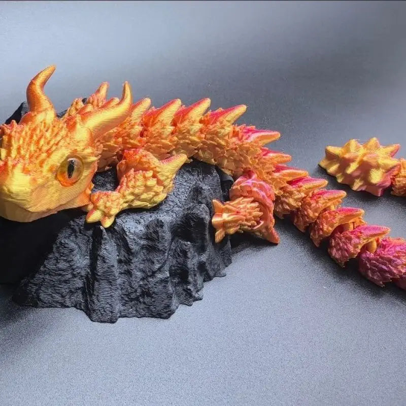 Akatsuki Multi-joint Wingless Dragon Figurine