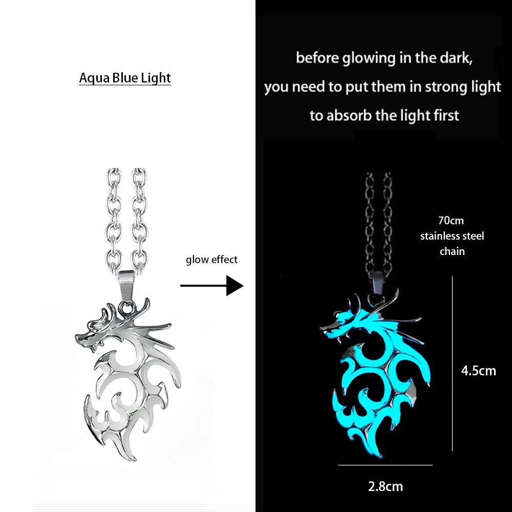 Drakebrand --- Nightglyphs Luminescent Necklace
