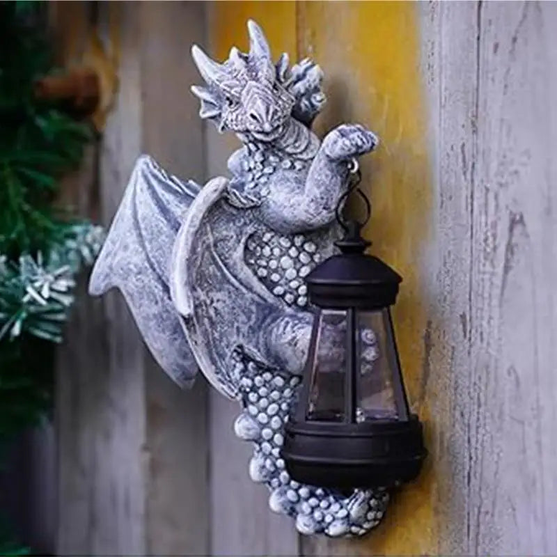 Dusklight Drake Solar-Powered Outdoors Garden Lamp