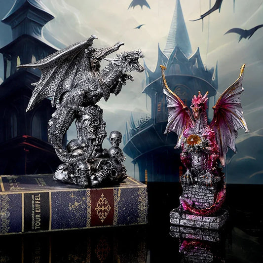 Maldragor Skull Dragon Figurine Statue