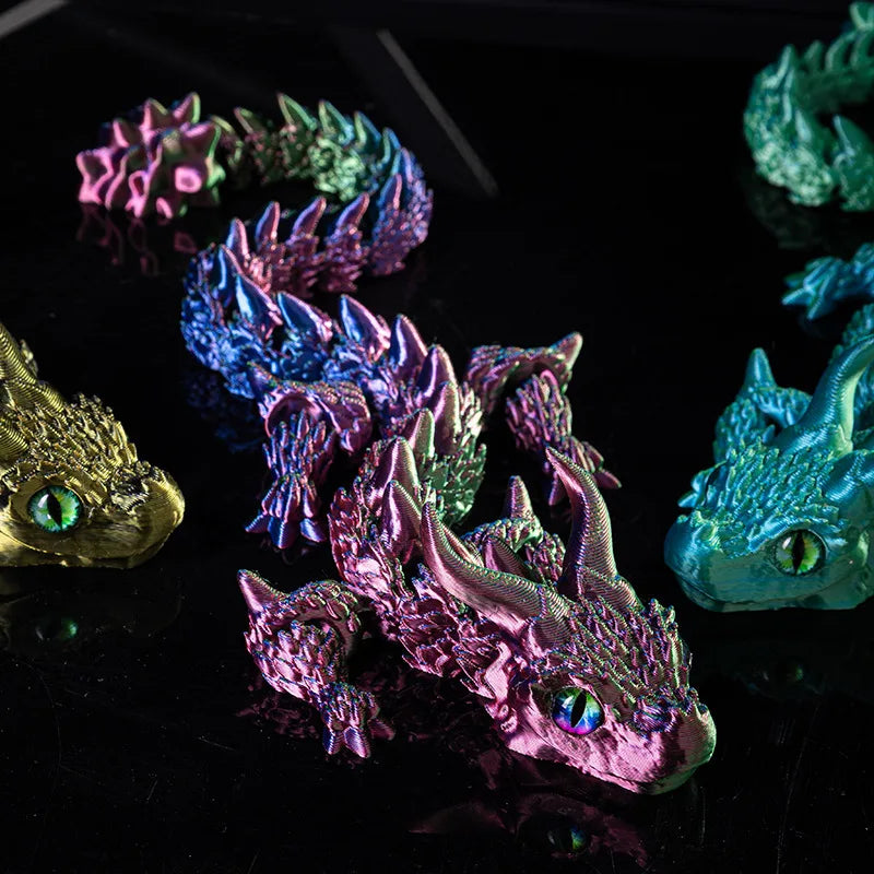 Akatsuki Multi-joint Wingless Dragon Figurine