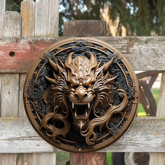 Dravok the Stormmane 2D Decorative Aluminum Plaque
