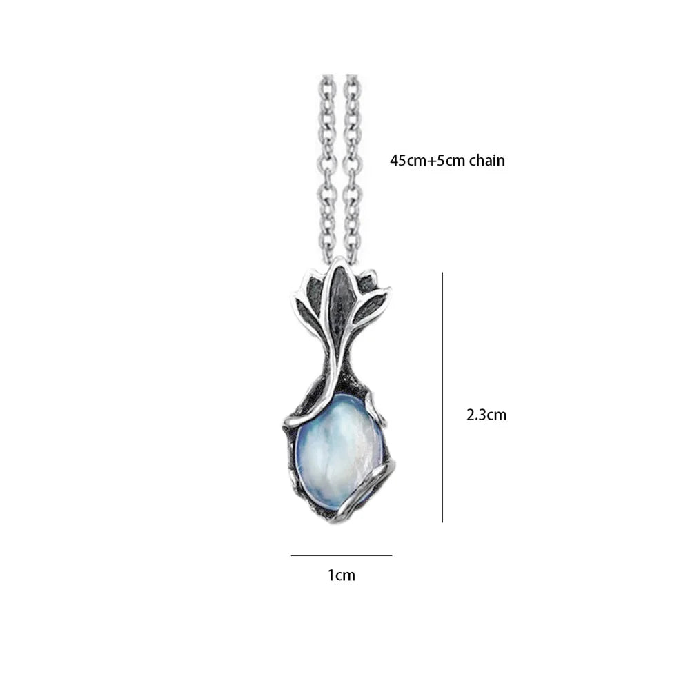 Luna's Whisper Moonstone Pendant for Women