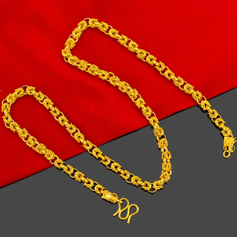 Gildfang 24K Gold Dragon Chain Necklace for Men