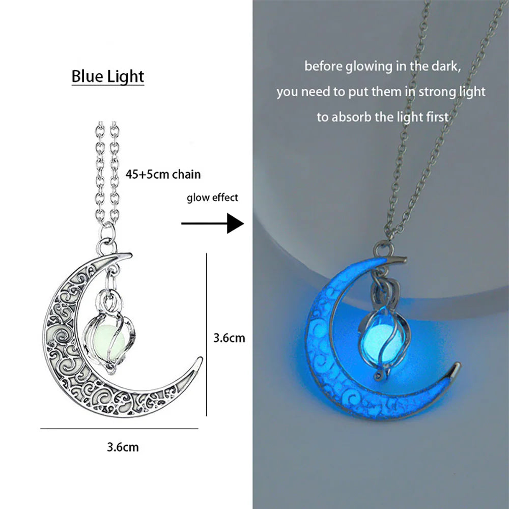 Shadowlune --- Nightglyphs Luminescent Necklace