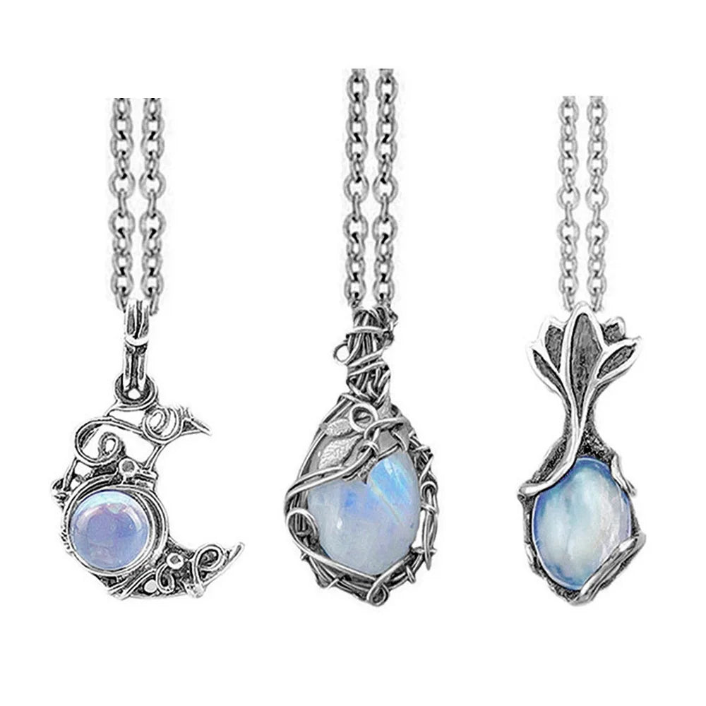 Luna's Whisper Moonstone Pendant for Women