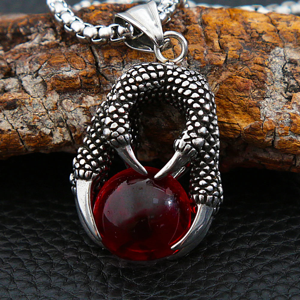 Voidclutch Amulet Stainless Steel Dragon Claw Unisex Necklace