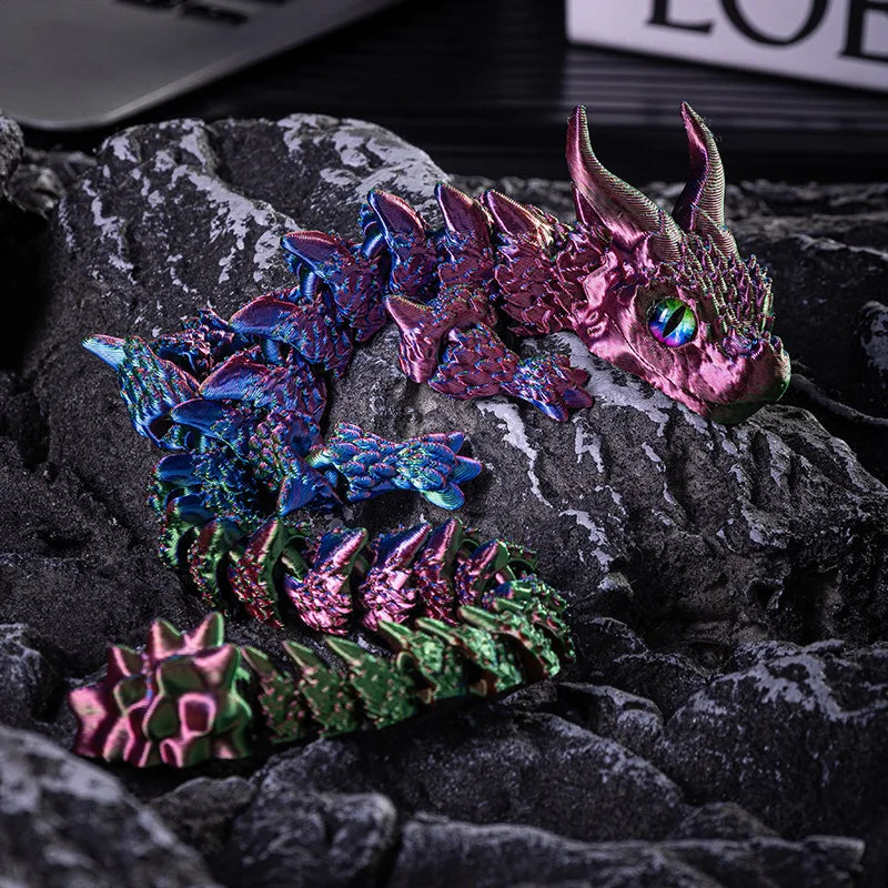 Akatsuki Multi-joint Wingless Dragon Figurine