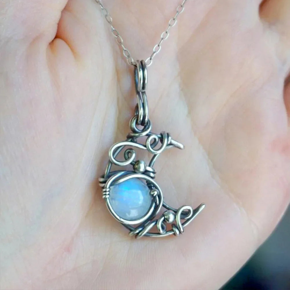 Luna's Whisper Moonstone Pendant for Women
