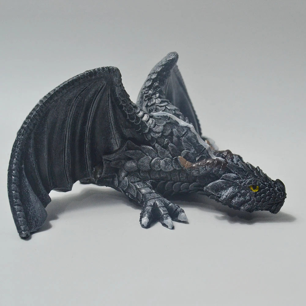 Pebblewing Crouching Dragon Garden Outdoors Statue