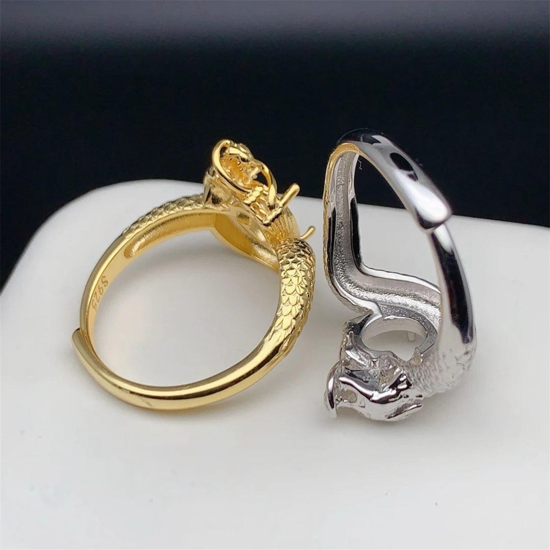 Hoardheart Unisex Inlay Gem Holder Ring