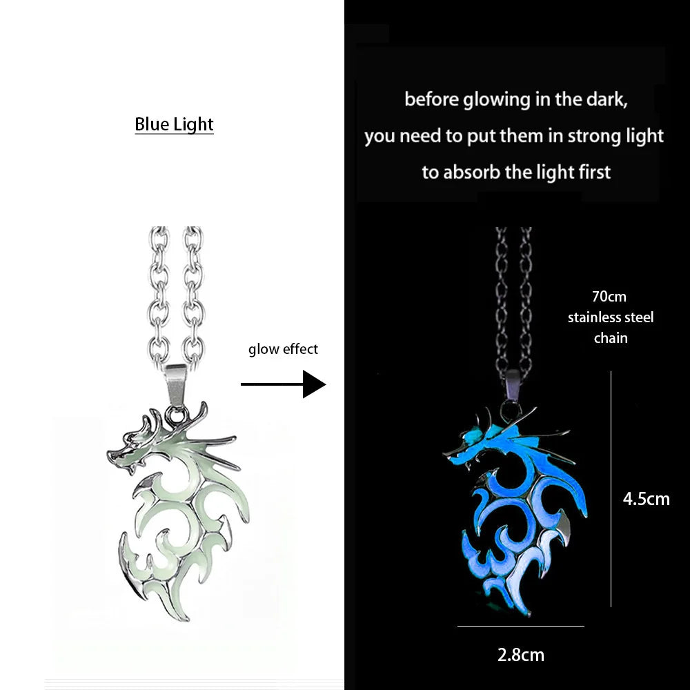 Drakebrand --- Nightglyphs Luminescent Necklace