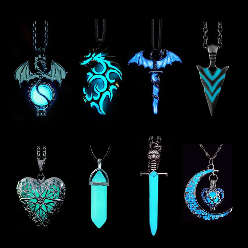 Drakebrand --- Nightglyphs Luminescent Necklace