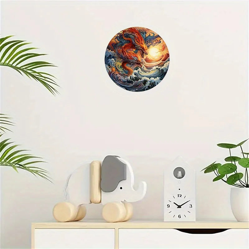 Searing Currents 2D Decorative Aluminum Plaque