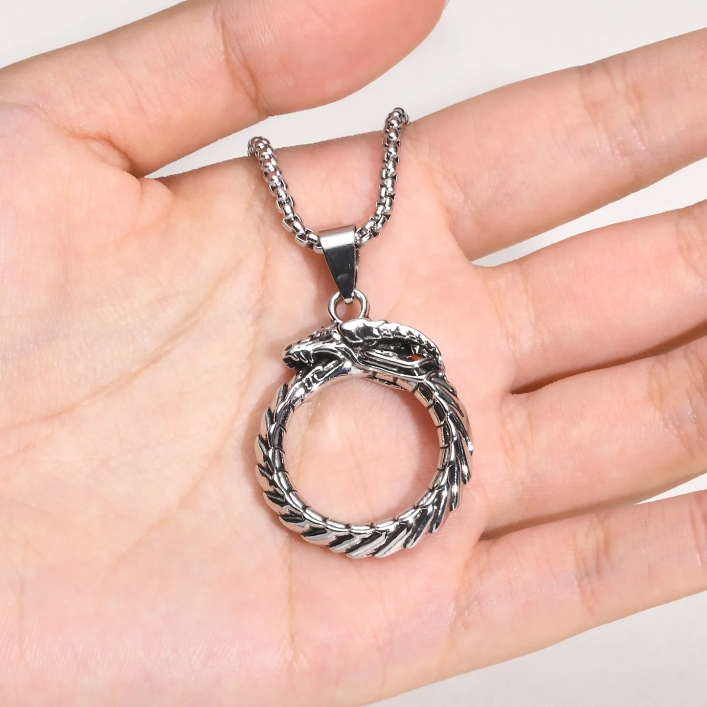 Firespire Crest Stainless Steel Men's Necklace