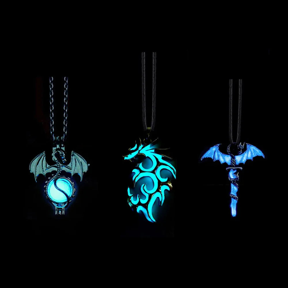 Shadowlune --- Nightglyphs Luminescent Necklace