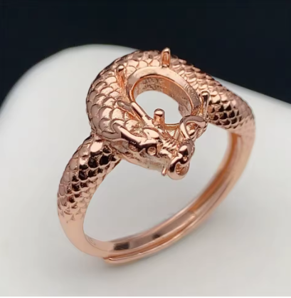 Hoardheart Unisex Inlay Gem Holder Ring