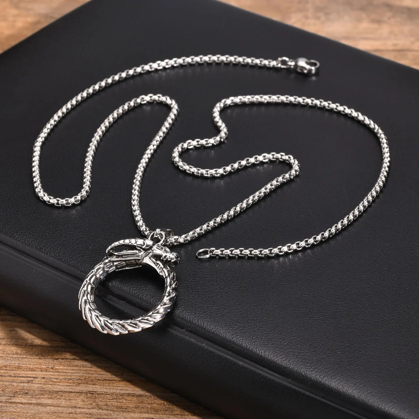 Firespire Crest Stainless Steel Men's Necklace