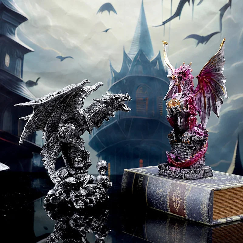 Maldragor Skull Dragon Figurine Statue