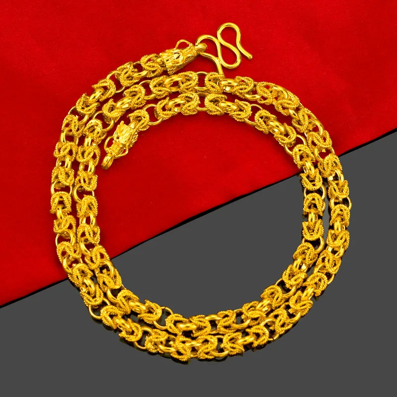 Gildfang 24K Gold Dragon Chain Necklace for Men