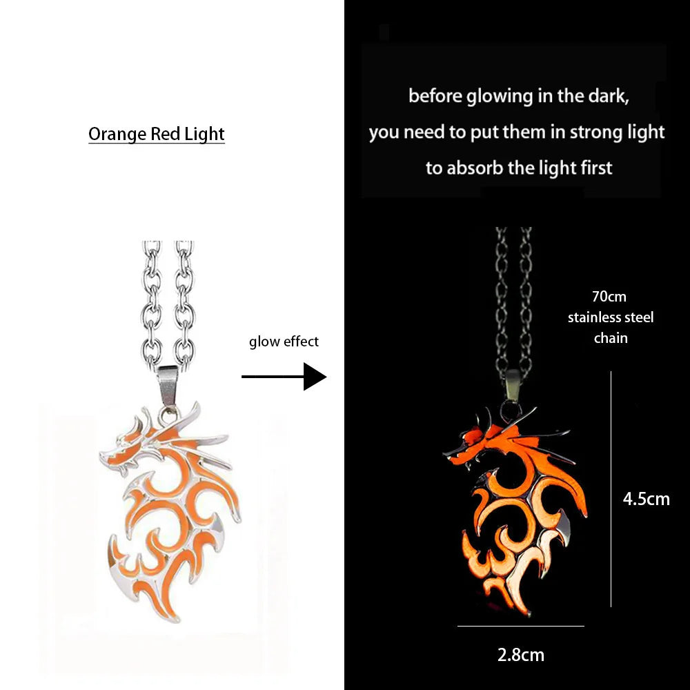 Drakebrand --- Nightglyphs Luminescent Necklace