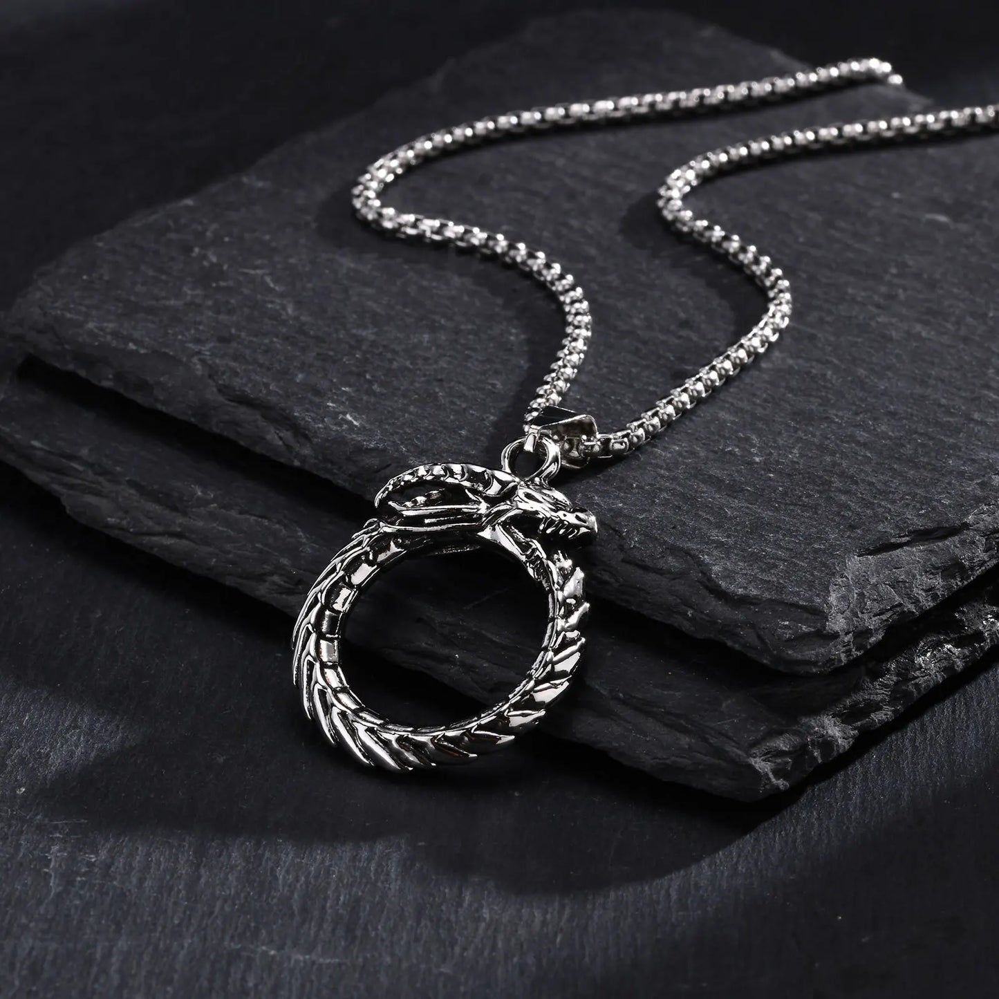Firespire Crest Stainless Steel Men's Necklace