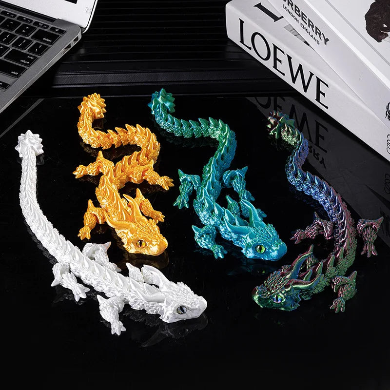 Akatsuki Multi-joint Wingless Dragon Figurine