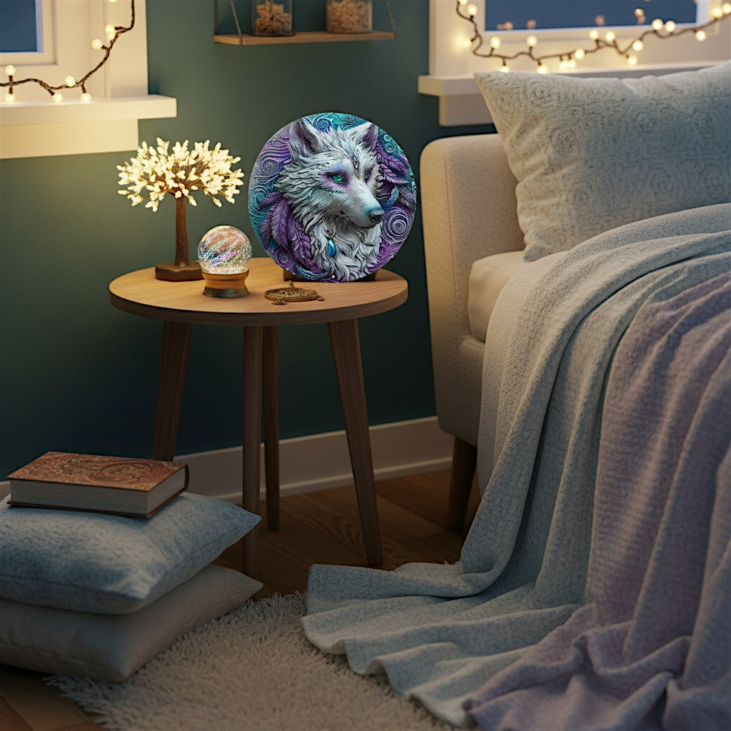 The Celestial Huntress 2D Decorative Aluminum Plaque