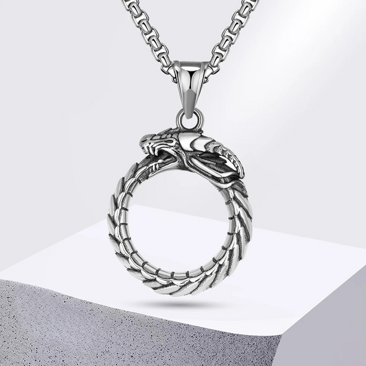 Firespire Crest Stainless Steel Men's Necklace