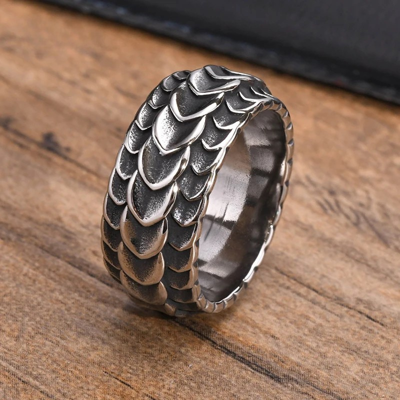 Scalebound Oath Men's Stainless Steel Ring