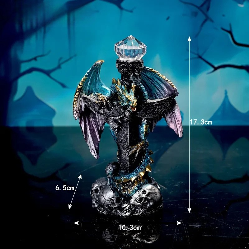 Maldragor Skull Dragon Figurine Statue